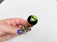 Image 2 of Made to Order 90's Neon Galaxy SLIM Crochet Hook