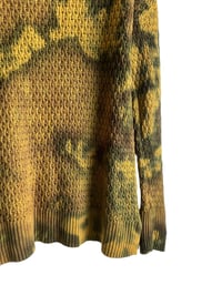 Image 5 of ♻️ UPCYCLED M AE Sweater in Mustard and Muted Ice Dye