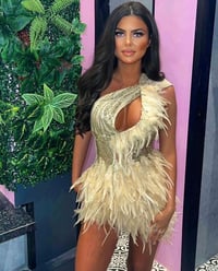 Image 2 of Golden Cream Roxy Dress
