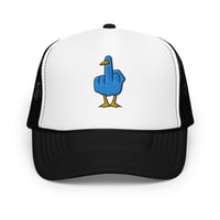 Image 1 of Birdflip® black foam trucker hat