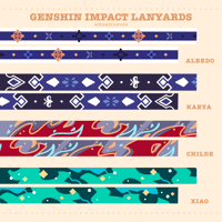 Image 2 of Genshin Impact Lanyards Vol 2