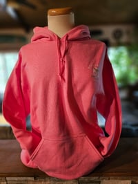 Image 2 of Pink Skull Logo hoodie