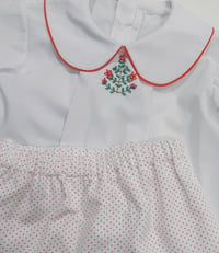 Image 3 of 12mo & 2T Hand Embroidered Christmas Sets 