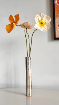 Image 1 of TALL STRIPEY VASE