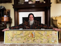 Image 1 of “ Fart Battle #4 ”  large original painting 