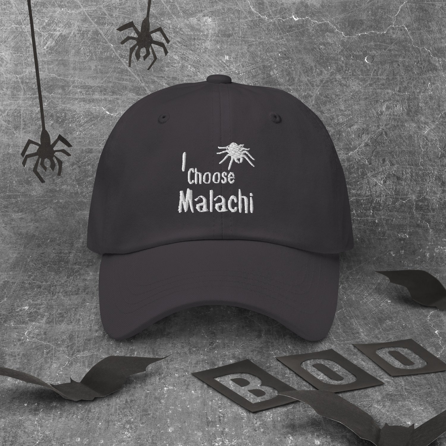 Image of Officially Licensed little stranger I choose Malachi embroidery baseball cap