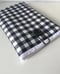 Image of Funda de libro vichy negro