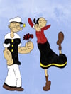 popeye + olive oyl 