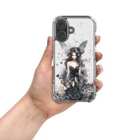 Image 7 of Dark Fairy and Flowers Goth Inspired Mystical Fantasy Clear Case for iPhone®