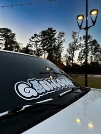 Image 2 of GOMILONA windshield DECALS (WHITE) 4x entries
