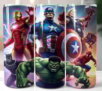 marvel 20oz subliamtion tumbler