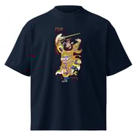 Image 2 of Unisex organic oversized high neck t-shirt