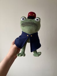 Image 1 of Small - Band Uniform Frog Of Many Names Plushie - OTGW - Made To Order