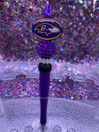 Image 2 of Football Deep Purple Pen 