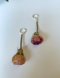 Image 1 of Rose Bud Long Dangles 