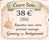 COURS DE CROCHET (Solo 2h)