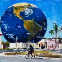 Image 1 of Savannah globe new and old 