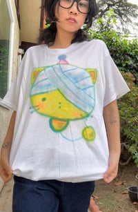 ouch cat shirt (L) 