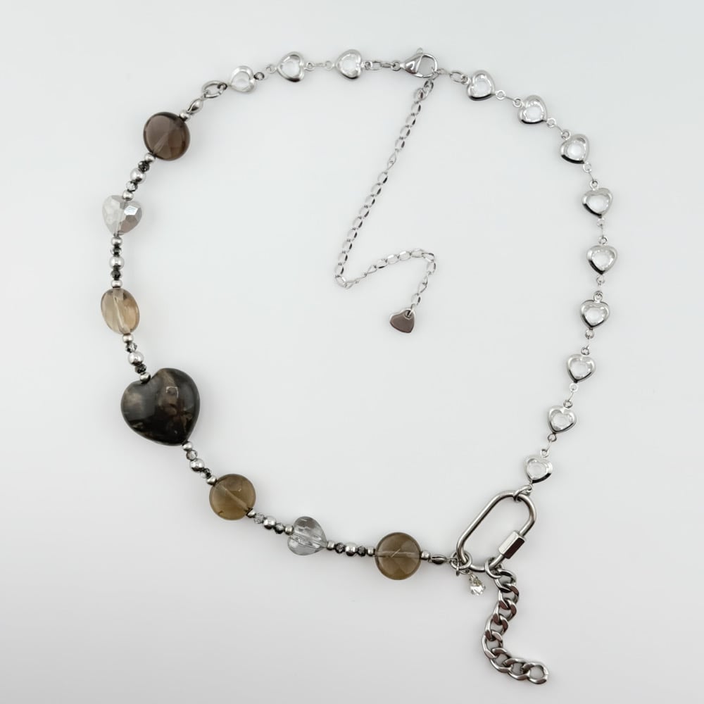 Image of Misty Heart Necklace