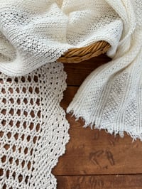Image 7 of Cream Knit Wrap