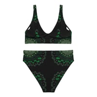 Image 2 of High-waisted bikini "Goanna Tracks"