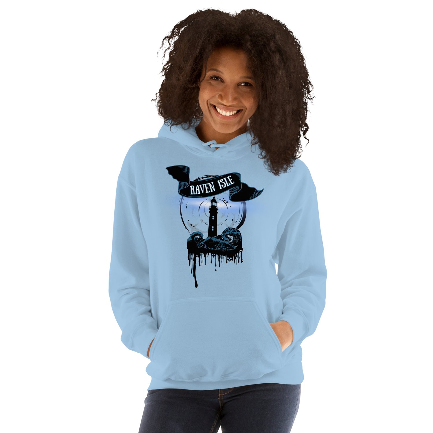 Image of Officially licensed does it hurt Raven Isle Unisex Hoodie