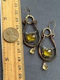 Image 5 of Yellow fancies earrings