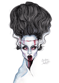 Bride (canvas print)