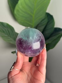 Image 2 of RAINBOW FLUORITE SPHERE -CHINA- E