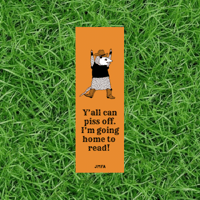 Image 1 of cowboy possum tassled bookmark