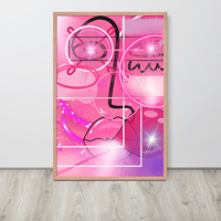 Image 3 of Poppa Pink Framed Poster