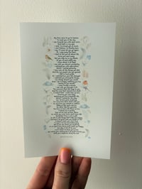 Image 1 of My time came to go to heaven poem