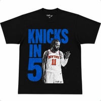 Image 2 of VILLI’AGE “KNICKS IN 5 “ TEE SIZE: