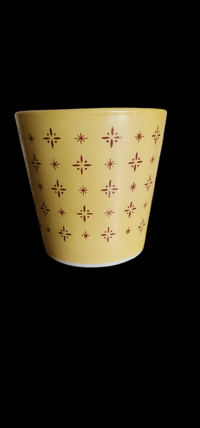 Image 13 of Set of 3 Pyrex Yellow Foulard Atomic Starburst Mugs 