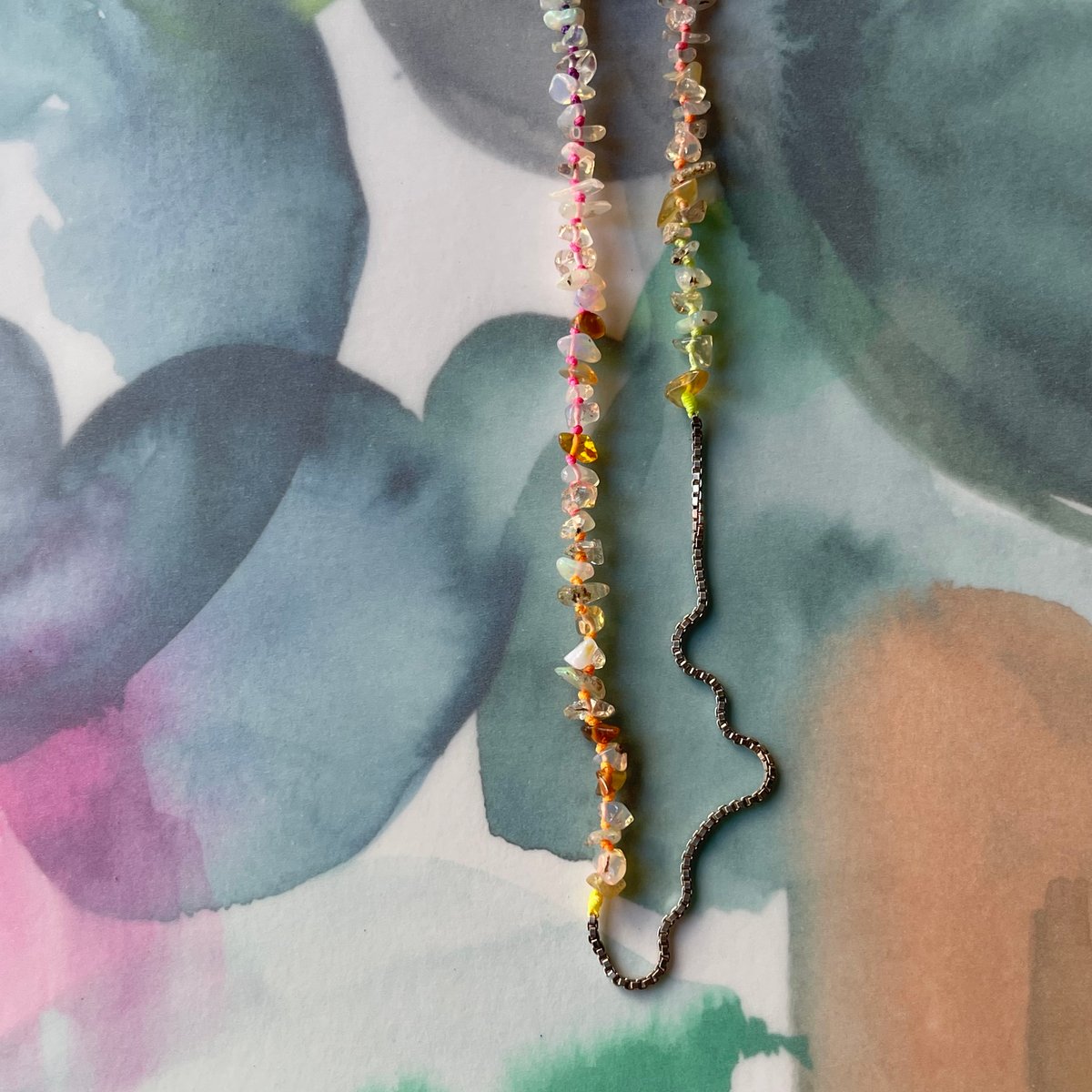 Image of opal necklace
