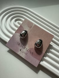 Image 4 of Arc earrings 圆弧银色耳饰