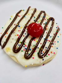 Image 1 of Gourmet Banana Split Sugar Cookies (5 HUGE cookies) PICKUP 2/7 from 1PM-3PM