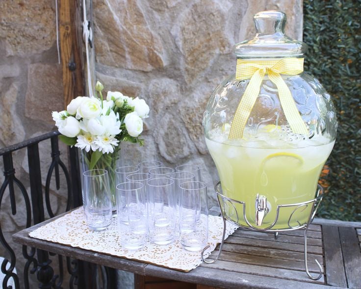 Image of DISPENSADOR DE BEBIDAS REDONDO con detalle 11 litros (Rebajado!)