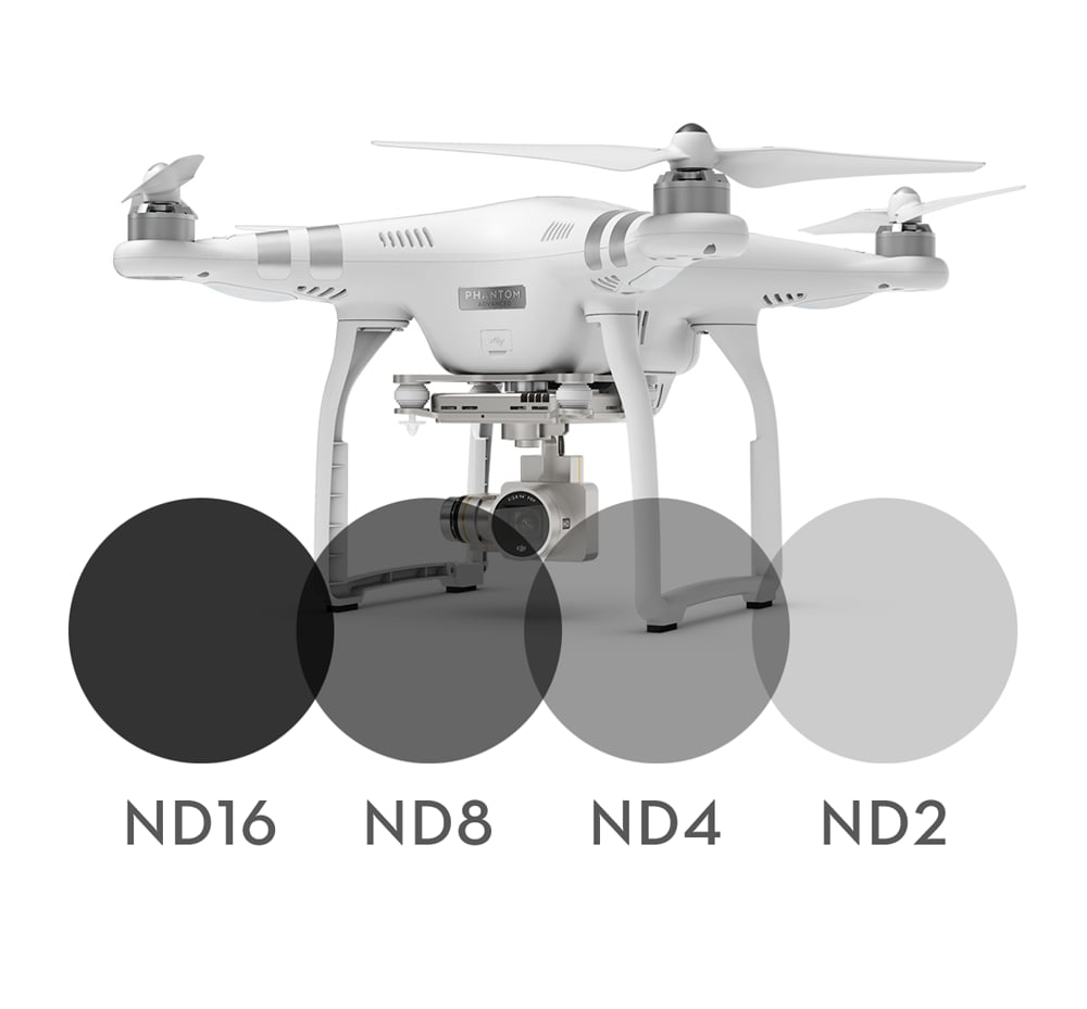 Image of 4-pack Neutral Density filters for DJI Phantom 3 Advanced/Professional