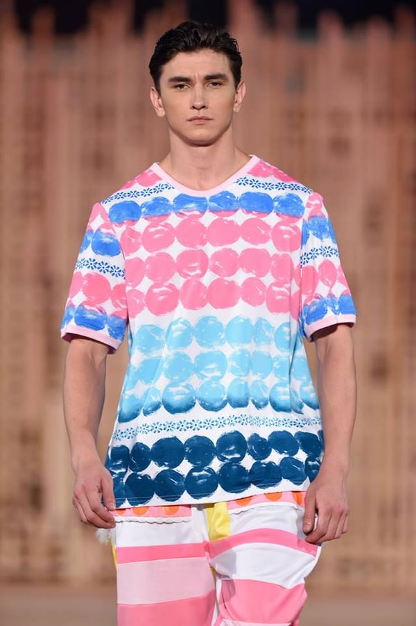 Image of Multi color Polka Top