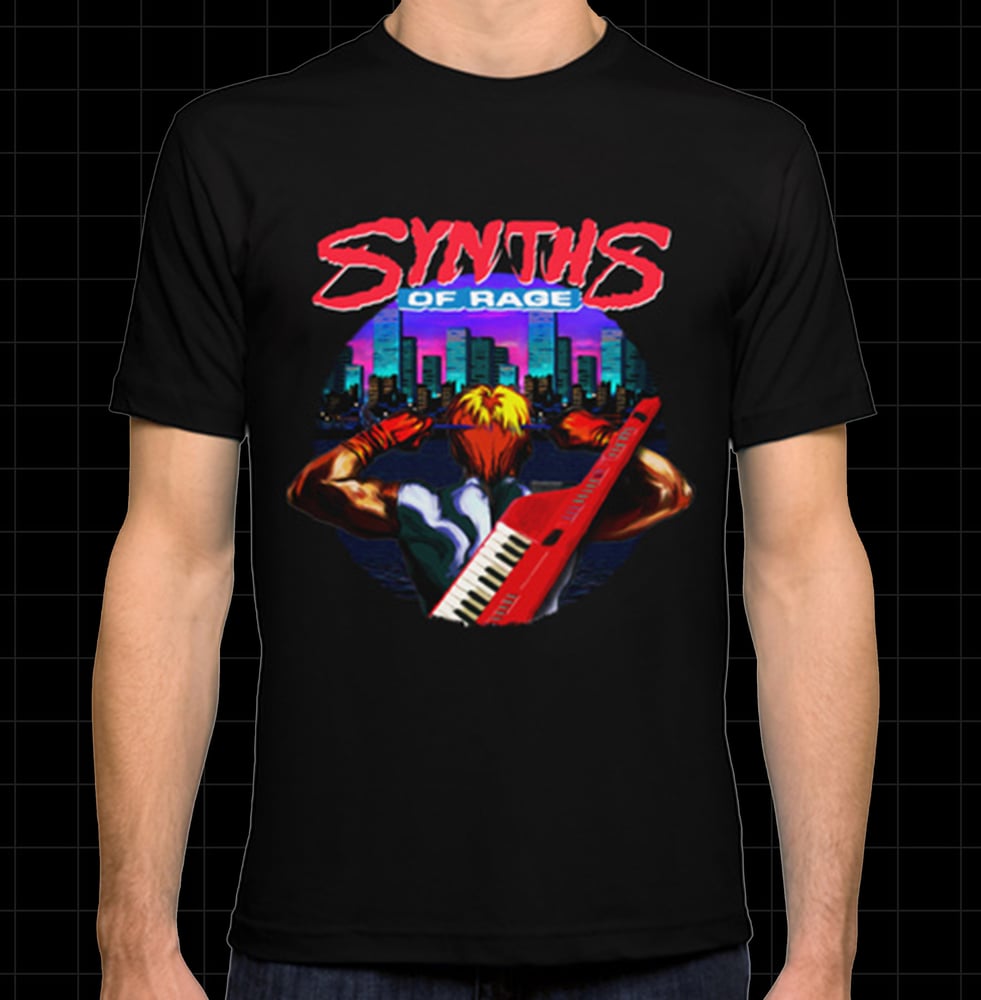Synth Of Rage T Shirt Neondreamdesigns