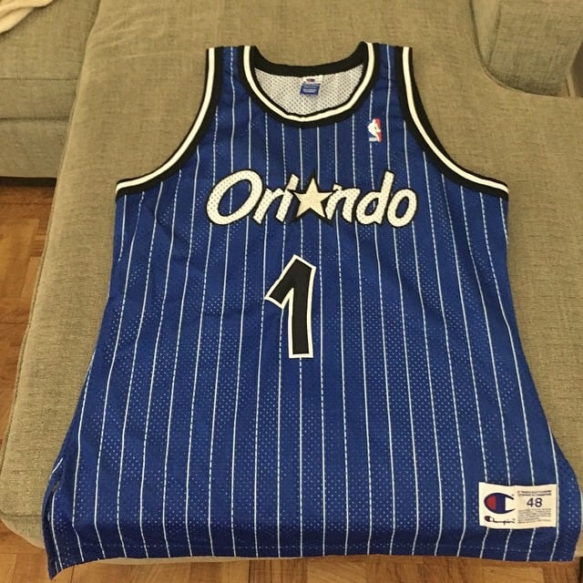 Image of Authentic NBA Champion Orlando Magic Penny Hardaway Size 48
