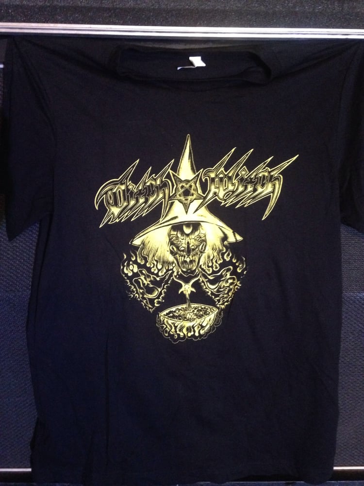 Image of Ditch Witch "Cauldron" T-Shirt in Dayglo Yellow