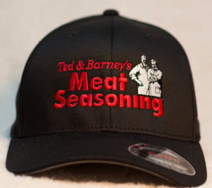 Image of Ted and Barney's Flexfit hat in black
