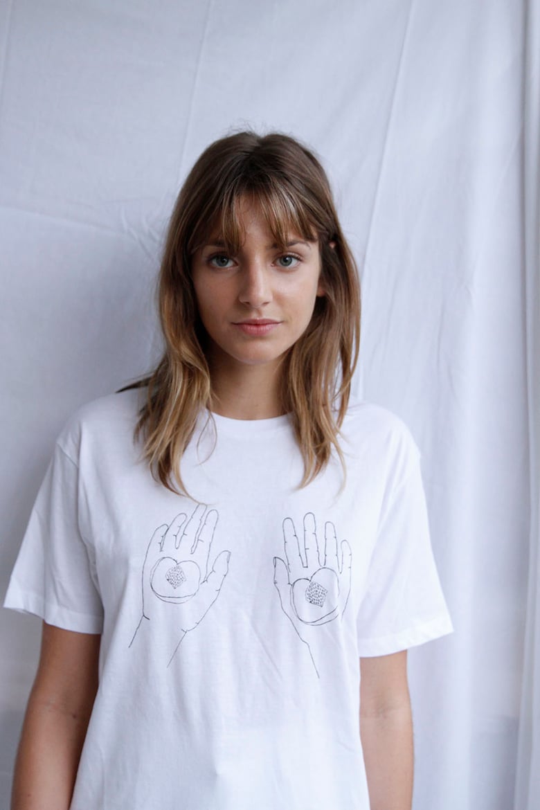 Image of Peach Hands Tee