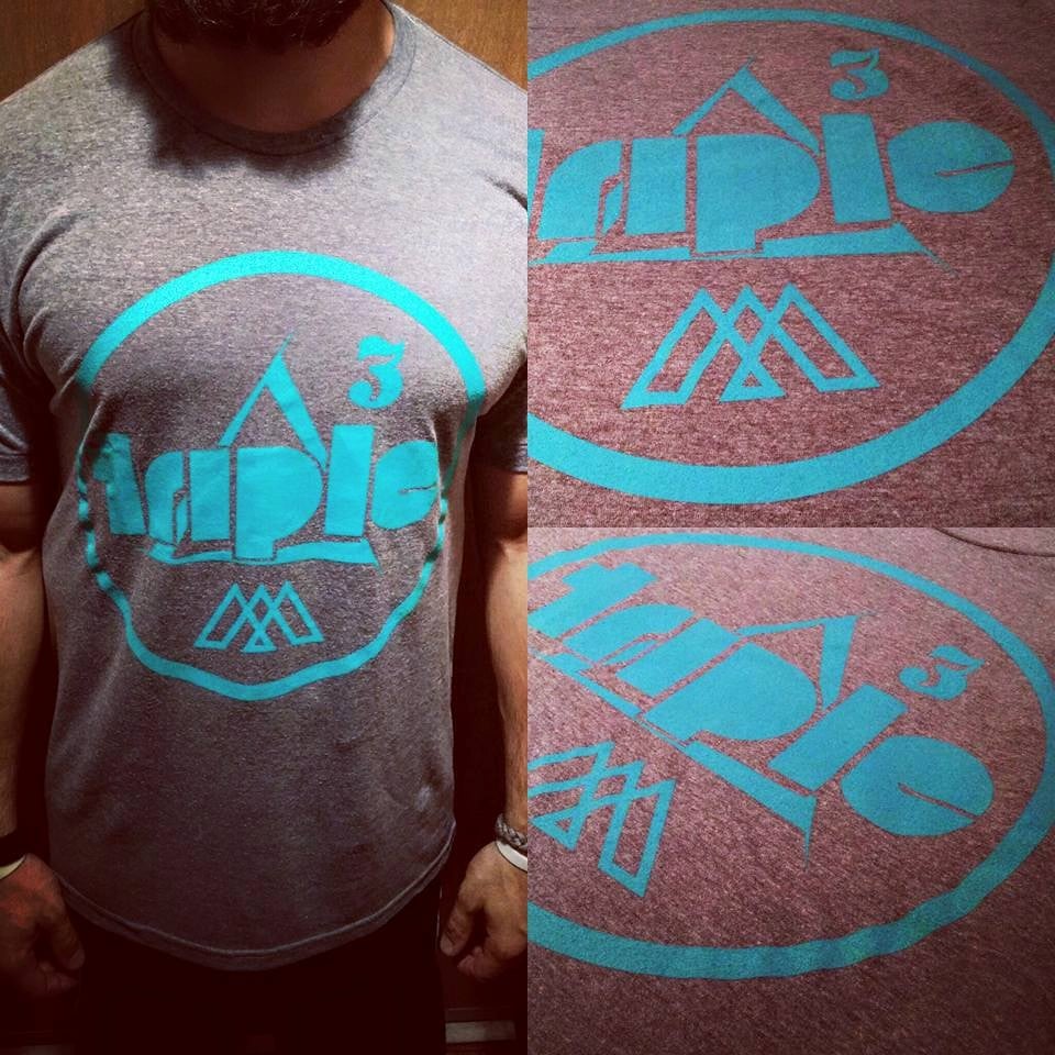 Image of Triple Heather Grey Crew Cut Tee