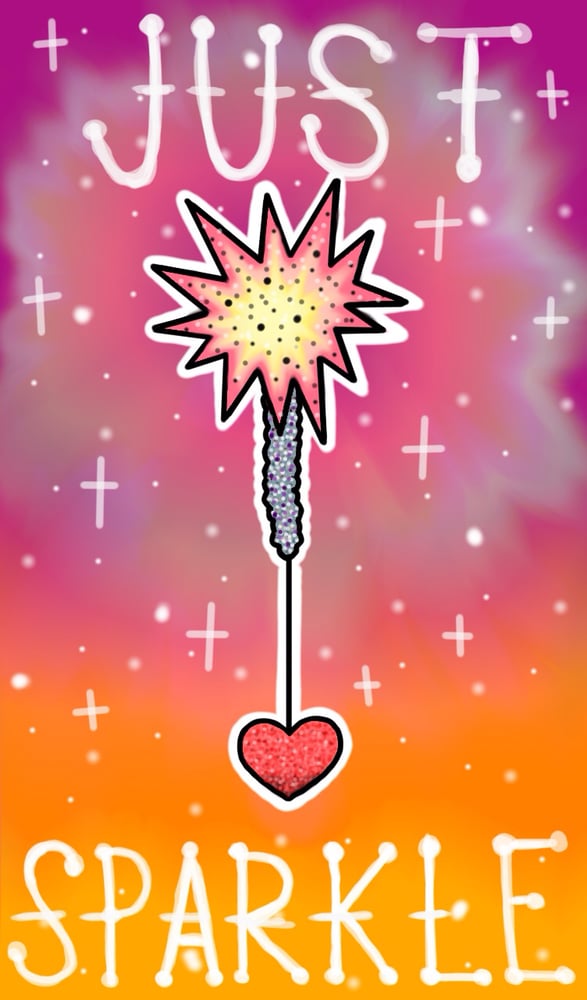 Image of Just Sparkle 8.5x11 Print
