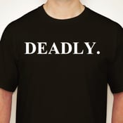 Image of Deadly tee in black