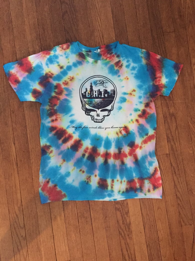 Image of 50th Anniversary Grateful Dead Chicago Stealie T Shirt