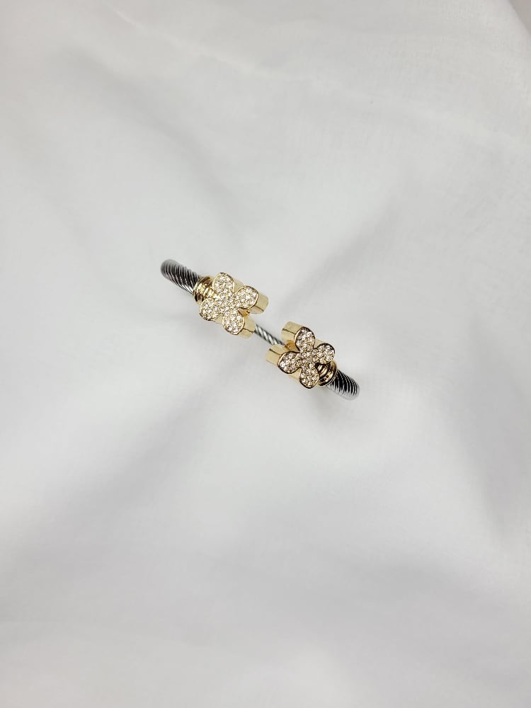 Image of Clover Cable Bracelet 
